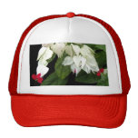 Red White Bleeding Hearts Trucker Hats