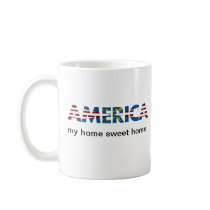 Red White & Blue America Mugs