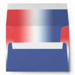 Red White &amp; Blue American Flag Color Envelopes