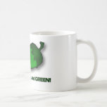 Red, White, Blue and Green Coffee Mugs