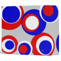 red white blue dots
