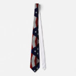 Red White Blue Flag Tie