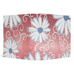 Red White Blue Floral Tribal Daisy Tattoo Pattern binders