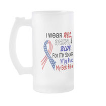 Red White Blue For My Best Friend Mug