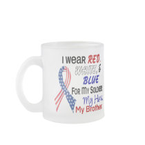 Red White Blue For My Brother Mugs