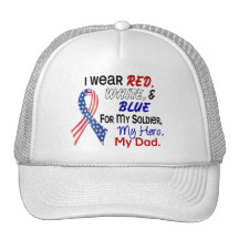 Red White Blue For My Dad Hat