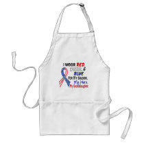 Red White Blue For My Granddaughter Aprons