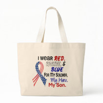 Red White Blue For My Son Bags
