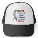 Red White Blue For My Son hat