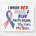 Red White Blue For My Son Mouse Mats