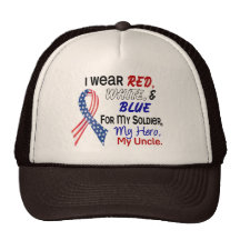 Red White Blue For My Uncle Hats
