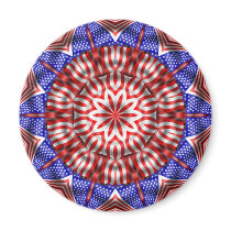 Red, White & Blue magnets by dndartstudio Red, White & Blue magnets