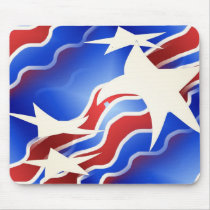Red, White & Blue mousepads