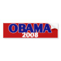 Red, White, Blue Obama 2008 bumper stickers by obama_08 Red, White, Blue Obama 2008 bumper stickers