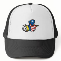 Red White Blue Patriotic Bee hats by doonidesigns Red White Blue Patriotic Bee hats
