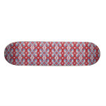 Red White & Blue Ribbon Skateboard