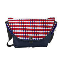 Red, White & Blue Rickshaw Messenger Bag