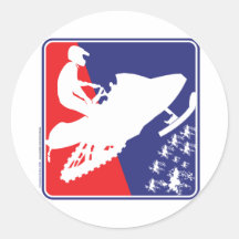 red-White-Blue-Sled-zazzle Stickers