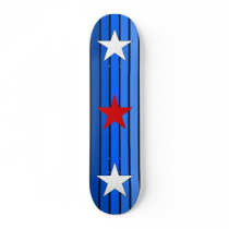 Red White & Blue Stars and Stripes Deck skateboards by stikstikly Red White & Blue Stars and Stripes Deck skateboards