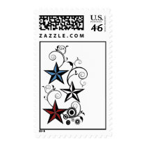 RED,WHITE,& BLUE STARS STAMP by psychokiller138 RED,WHITE,& BLUE STARS STAMP