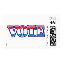 Red White & Blue Vote postage by alternateworlds Red White & Blue Vote postage