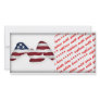 Red White & Blue Winged American Flag Photo Cards