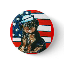 Red,White & Blue Yorkie Poo buttons by Yorkies_by_Joanne Red,White & Blue Yorkie Poo buttons