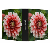 Red & White Dahlia binders by HortusFloridus Red & White Dahlia binders