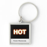 Red White Glowing HOT Luggage & Laptop Tag