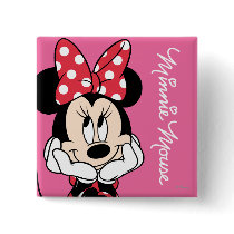 Red & White Minnie 1 Pin