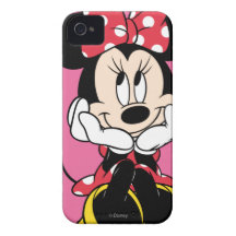 Red & White Minnie 1 iPhone 4 Cases