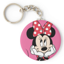 Red & White Minnie 1 Keychains