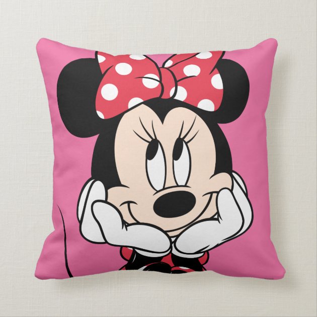 Red & White Minnie 1 Pillow