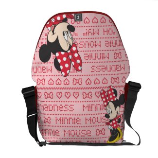 Red White Minnie 3 Courier Bags