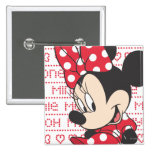 Red & White Minnie 3 Pins