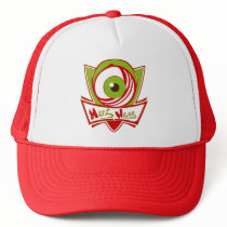 Red & White MulWear Logo Cap hats by MekMek Red & White MulWear Logo Cap hats