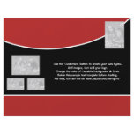 Red white photo Promotional marketing business flyers