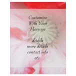 Red & White Poppy Close Up flyers