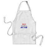 Red White Rush Apron