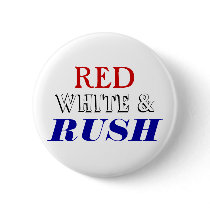 Red White Rush Pin