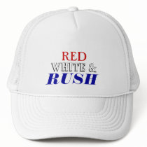 Red White Rush Hat