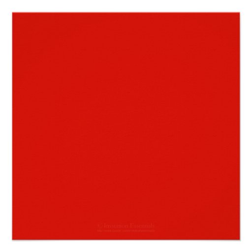 Red & White Square Invitations or Announcements