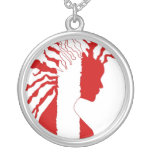 Red-White Strictly Rootz Necklace