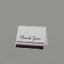 red white striped Thank You Cards