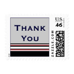 red white striped Thank You stamps