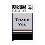 red white striped Thank You stamps