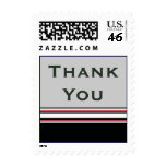 red white striped Thank You stamps