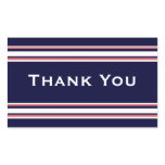 red white striped Thank You stickers