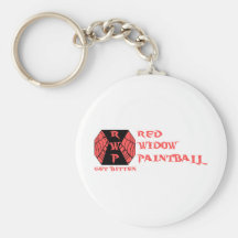 Red Widow Paintball Logo Key Chains