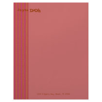 Red Wiggler letterhead by JaZilla Red Wiggler letterhead